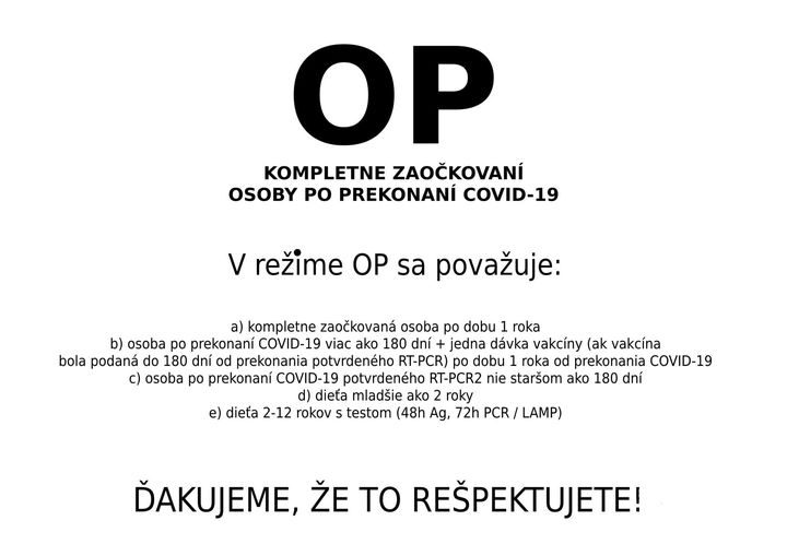 📣Milí naši priaznivci, iste ste zachytili, že od pondelka 22. novembra musíme vzhľadom na aktuálne opatrenia v súvislosti s COVI…