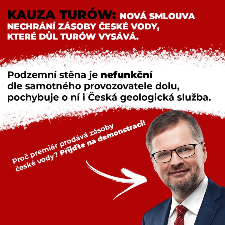 Přijďte už v neděli 13. února v 15:00 na Václavák ➡ #StopTurów: Peníze se nedají pít ⬅.

⚠ Česká vláda tajně schválila dohodu o …