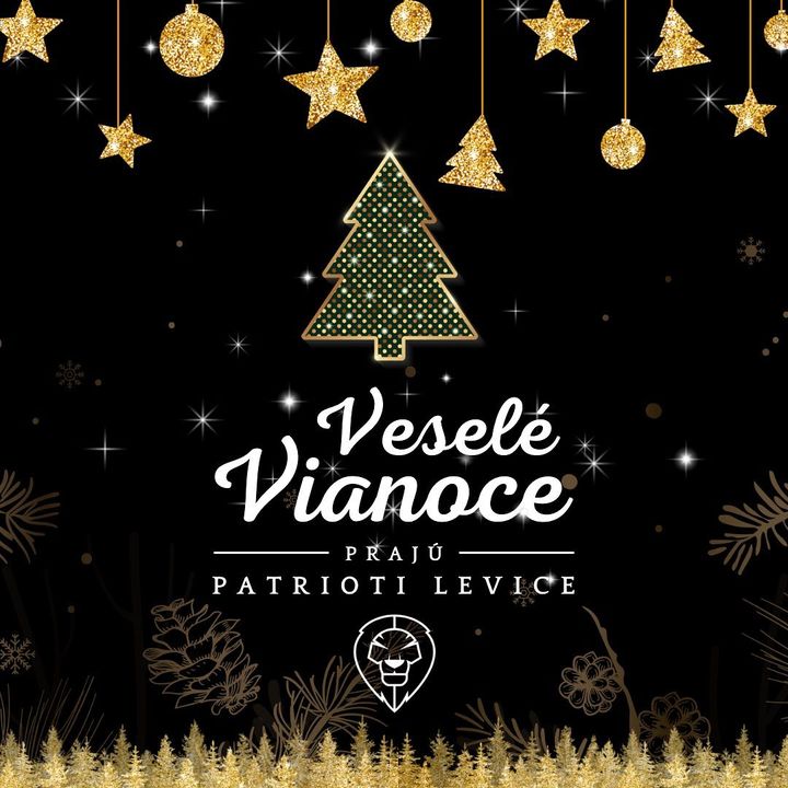 🎄 Šťastné a veselé Vianoce prajú celej žltozelenej rodine Patrioti Levice 💛💚