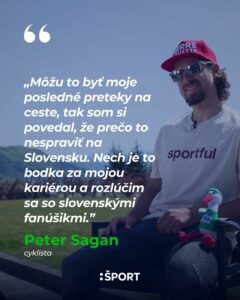 Legenda cyklistiky Peter Sagan sa bude so slovenskými fanúšikmi lúčiť aj v Ružomberku, kde už v sobotu 29