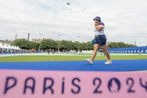 Denisa Baránková – klasifikačné kolo v lukostreľbe na OH 2024 v Paríži – Národné športové centrum