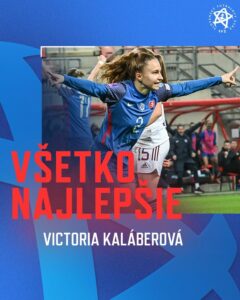 Dnes oslavuje narodeniny slovenská reprezentantka Victoria Kaláberová 🤩