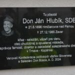 V Trnave odhalili pamätnú tabuľu saleziánovi donovi Jánovi Hlubíkovi