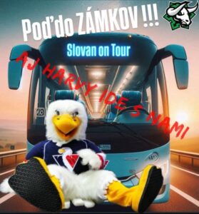 Slovan on tour po prvý raz v tejto sezóne spoločne busom a tiež s Harvy